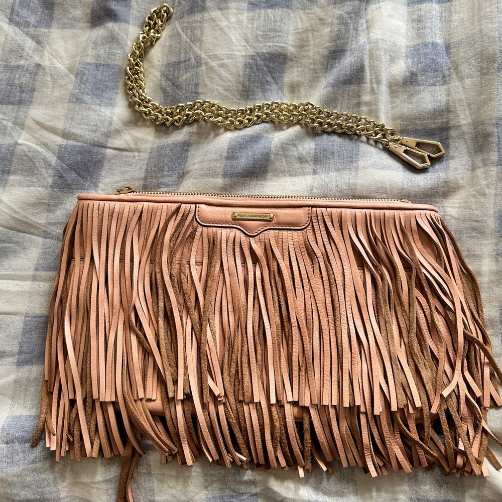 Rebecca Minkoff Pink Fringe Bag